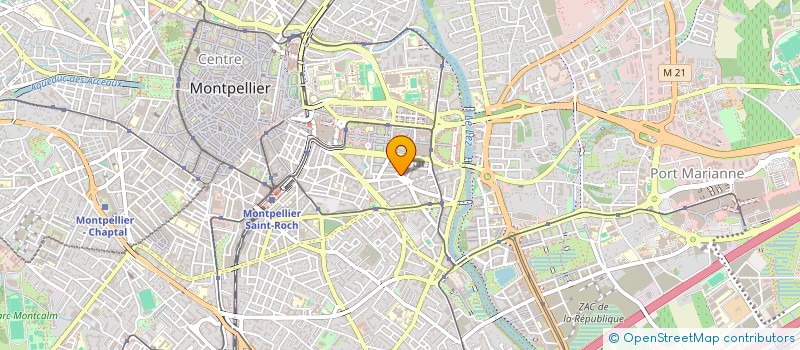 localisation de l'entreprise MONSIEUR GILLES LASSEIGNE à MONTPELLIER