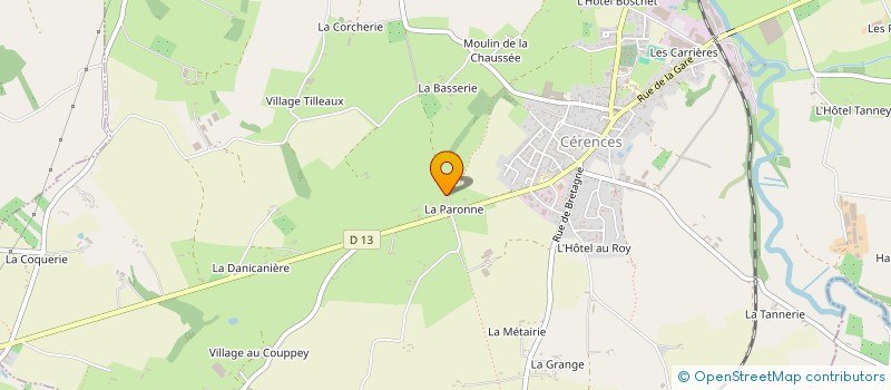 localisation de l'entreprise MONSIEUR GILLES LAUBEL à CERENCES