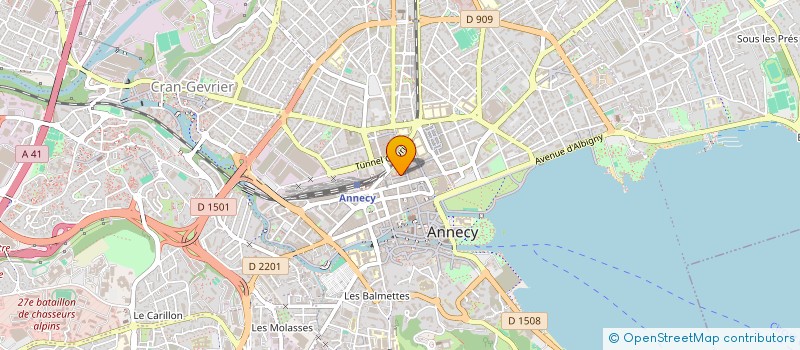 localisation de l'entreprise MONSIEUR GILLES LAURENT à ANNECY