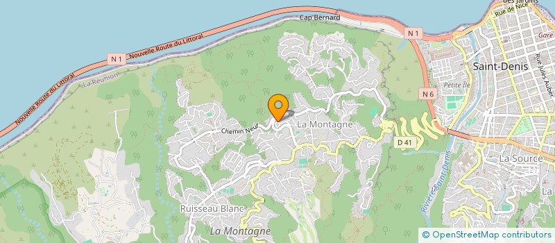 localisation de l'entreprise MONSIEUR GILLES LAURET à SAINT-DENIS