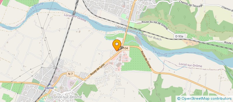 localisation de l'entreprise MONSIEUR GILLES LAVERGNE à LORIOL-SUR-DROME