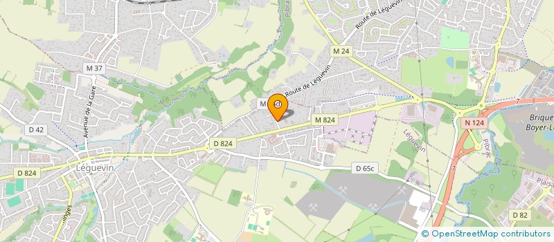 localisation de l'entreprise MONSIEUR GILLES LAVERGNE  LEGUEVIN