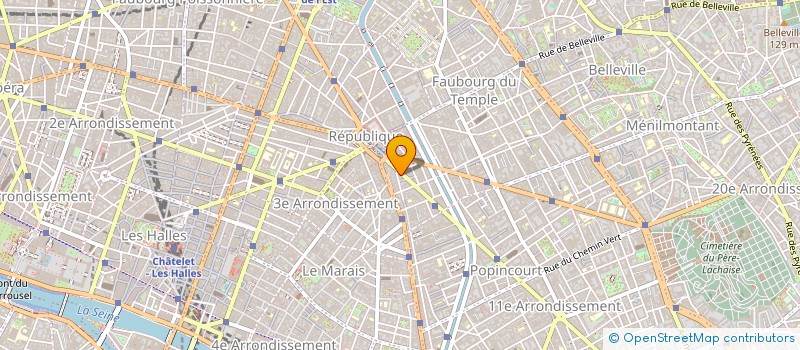 localisation de l'entreprise MONSIEUR GILLES LAVIGNAS à PARIS