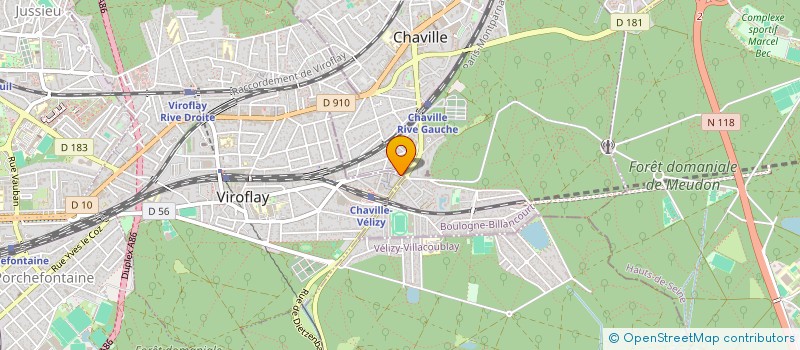 localisation de l'entreprise MONSIEUR GILLES LAVIGNE à VIROFLAY