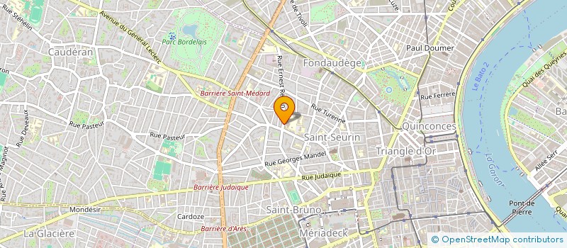 localisation de l'entreprise MONSIEUR GILLES LE BERRE  BORDEAUX