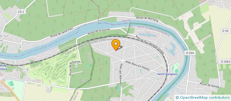localisation de l'entreprise MONSIEUR GILLES LE CERF  SAINT-FARGEAU-PONTHIERRY