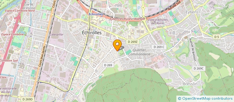 localisation de l'entreprise MONSIEUR GILLES LE COGUIEC à ECHIROLLES