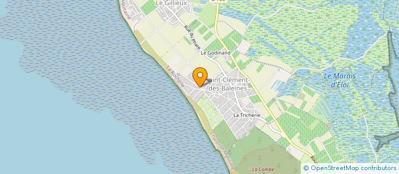 localisation de l'entreprise MONSIEUR GILLES LE DRET  SAINT-CLEMENT-DES-BALEINES