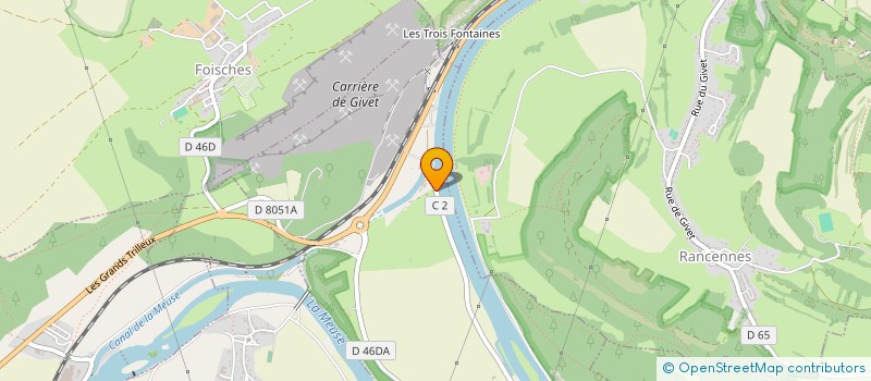 localisation de l'entreprise MONSIEUR GILLES LE DUFF  CHOOZ