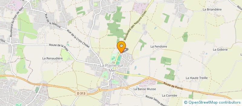 localisation de l'entreprise MONSIEUR GILLES LE GALLO à LA PLAINE-SUR-MER