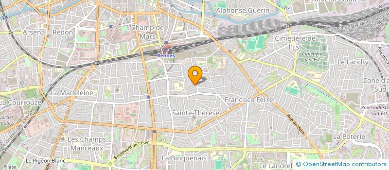 localisation de l'entreprise MONSIEUR GILLES LE GOUILL  RENNES