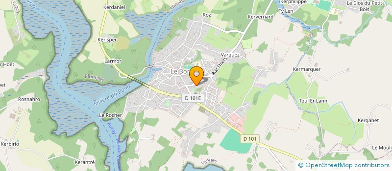 localisation de l'entreprise MONSIEUR GILLES LE PORT  LE BONO