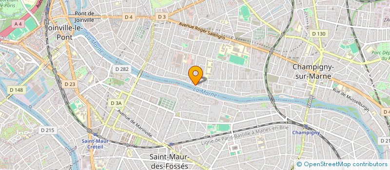 localisation de l'entreprise MONSIEUR GILLES LE ROC'H  CHAMPIGNY-SUR-MARNE