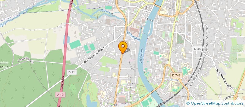 localisation de l'entreprise MONSIEUR GILLES LE SAINT  CHATELLERAULT