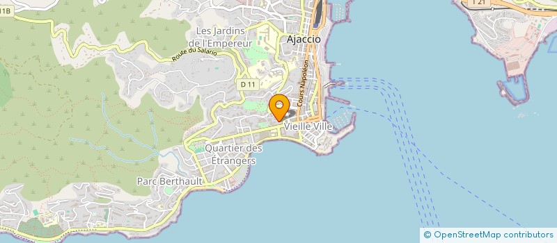 localisation de l'entreprise MONSIEUR GILLES LEANDRI à AJACCIO
