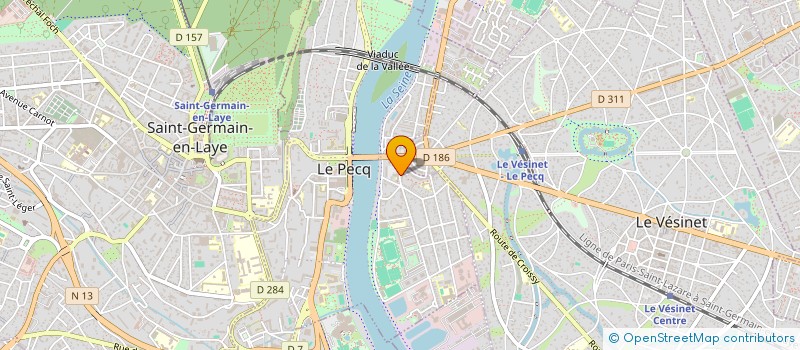 localisation de l'entreprise MONSIEUR GILLES LEBEAU à LE PECQ