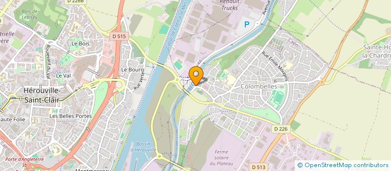 localisation de l'entreprise MONSIEUR GILLES LEBRUN  COLOMBELLES