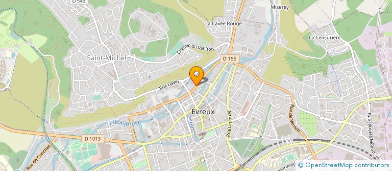 localisation de l'entreprise MONSIEUR GILLES LECHEVALIER  EVREUX