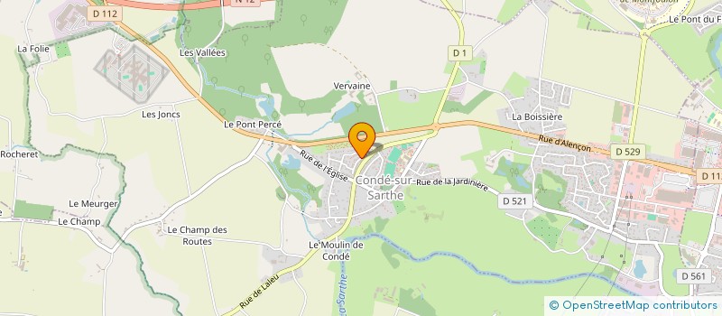 localisation de l'entreprise MONSIEUR GILLES LECOINTRE à CONDE-SUR-SARTHE