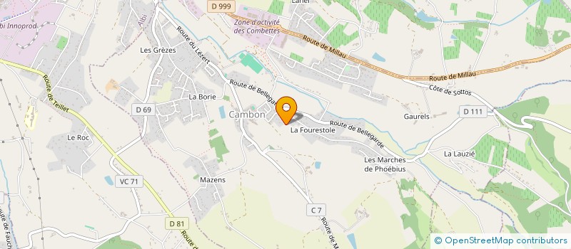 localisation de l'entreprise MONSIEUR GILLES LECOQ à CAMBON