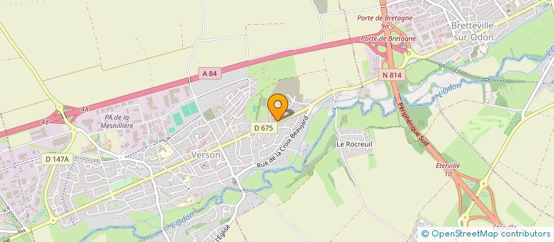 localisation de l'entreprise MONSIEUR GILLES LECORDIER  VERSON