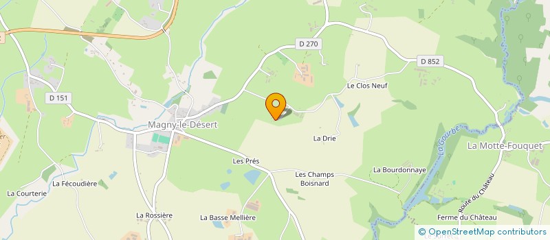 localisation de l'entreprise MONSIEUR GILLES LEFEVRE à FAVEROLLES