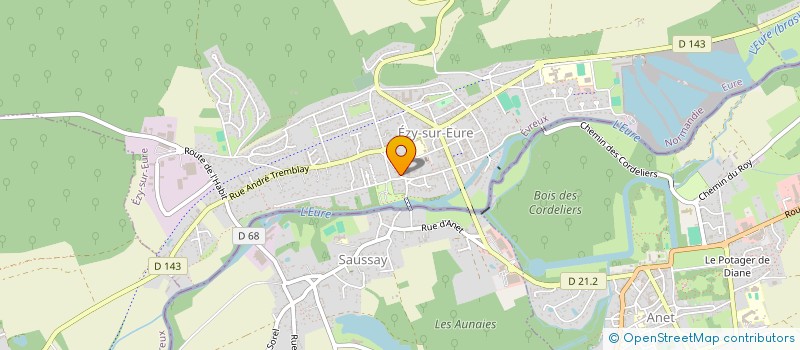 localisation de l'entreprise MONSIEUR GILLES LEFORT  EZY-SUR-EURE