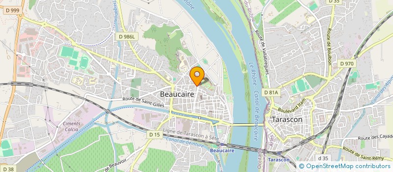 localisation de l'entreprise MONSIEUR GILLES LEGER  BEAUCAIRE