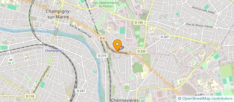 localisation de l'entreprise MONSIEUR GILLES LEGLEYE à CHAMPIGNY-SUR-MARNE