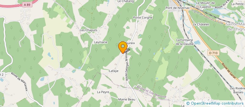 localisation de l'entreprise MONSIEUR GILLES LEGRAND  BOULAZAC ISLE MANOIRE