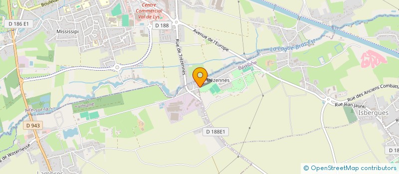 localisation de l'entreprise MONSIEUR GILLES LEGRAND  ISBERGUES