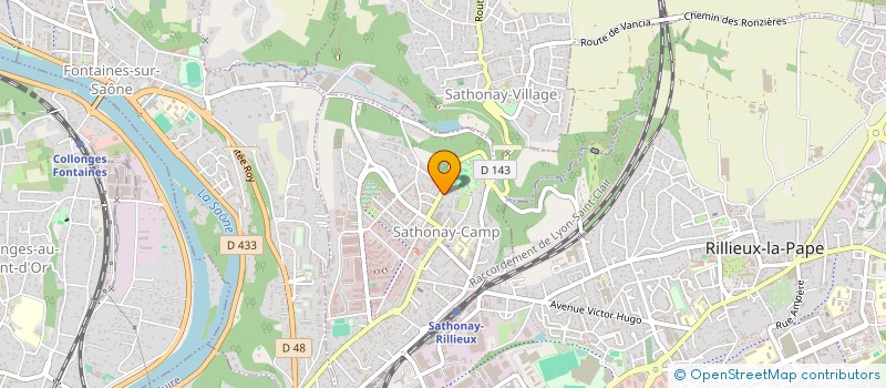 localisation de l'entreprise MONSIEUR GILLES LEGUEN à SATHONAY-CAMP