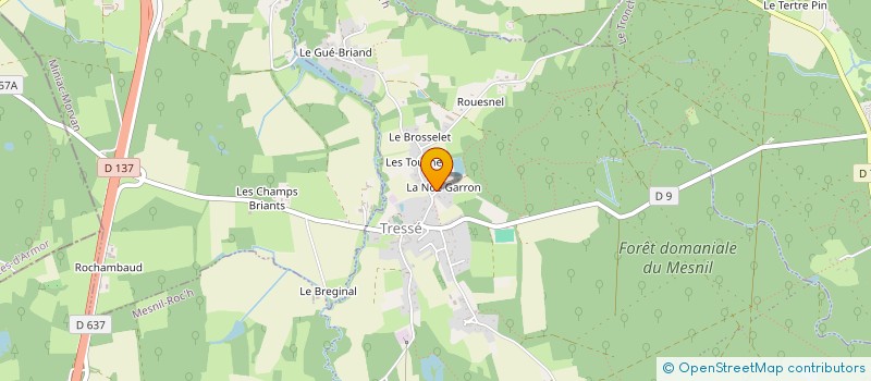 localisation de l'entreprise MONSIEUR GILLES LEHON  MESNIL-ROC'H