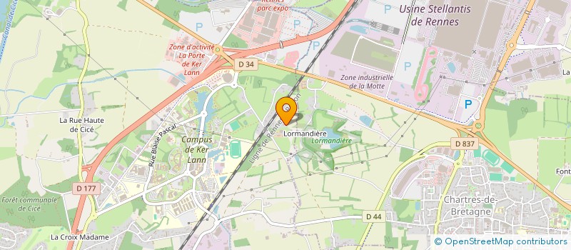 localisation de l'entreprise MONSIEUR GILLES LEHOUX  BRUZ