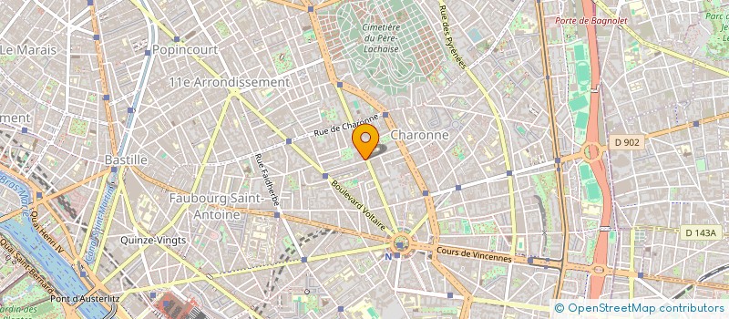 localisation de l'entreprise MONSIEUR GILLES LEMARCHAND  PARIS