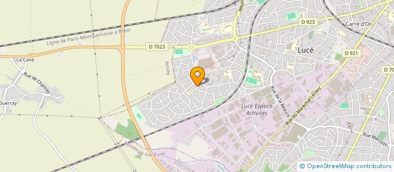 localisation de l'entreprise MONSIEUR GILLES LEMERCIER à LUCE