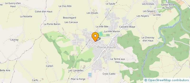 localisation de l'entreprise MONSIEUR GILLES LEMERCIER  PLAINE-HAUTE