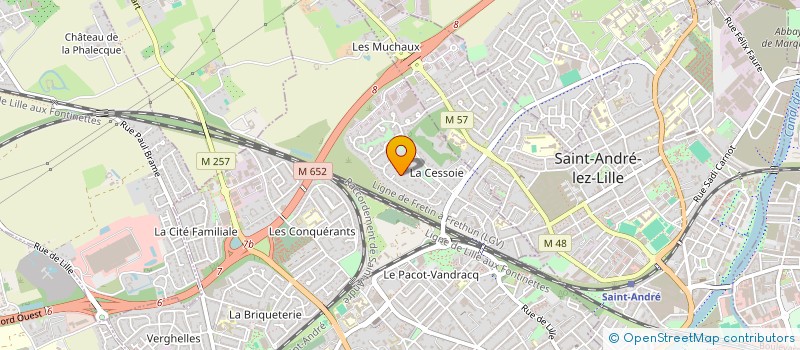 localisation de l'entreprise MONSIEUR GILLES LEMESLE  LAMBERSART