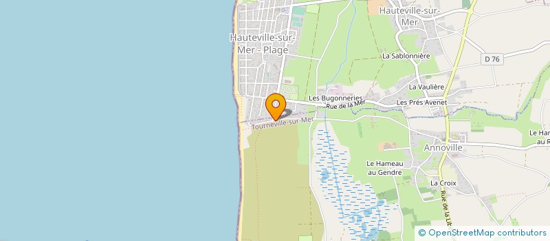 localisation de l'entreprise MONSIEUR GILLES LEMIERE  TOURNEVILLE-SUR-MER