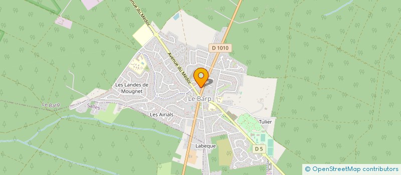 localisation de l'entreprise MONSIEUR GILLES LEPAGE à LE BARP
