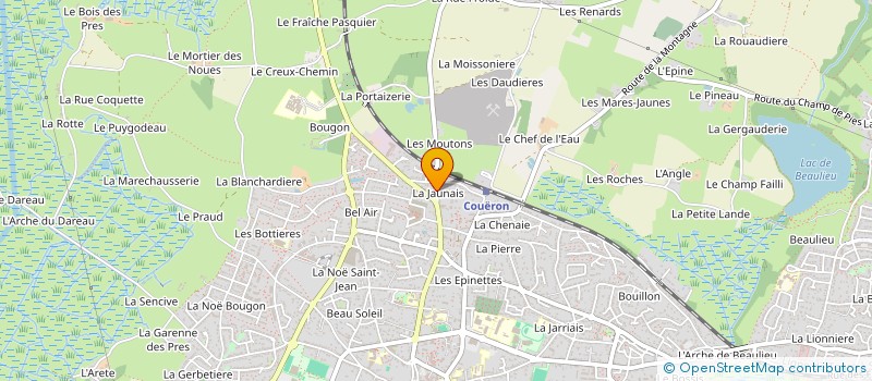 localisation de l'entreprise MONSIEUR GILLES LEPAGE à COUERON