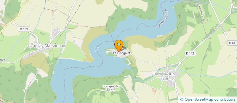 localisation de l'entreprise MONSIEUR GILLES LEPINE  BARESIA-SUR-L'AIN