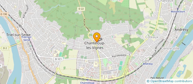 localisation de l'entreprise MONSIEUR GILLES LEROUX à CHANTELOUP-LES-VIGNES