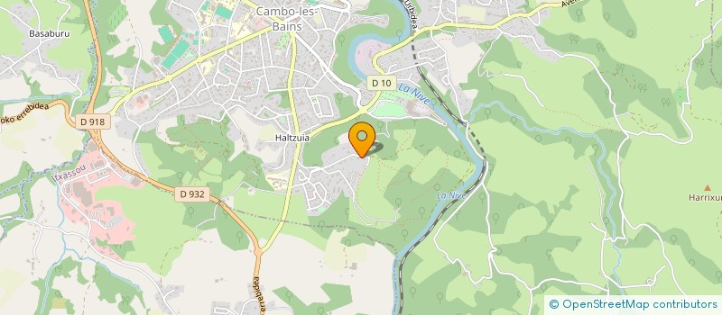 localisation de l'entreprise MONSIEUR GILLES LESCURE  CAMBO-LES-BAINS