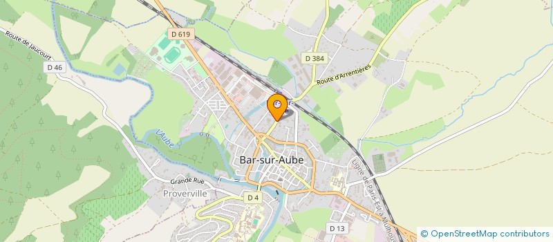 localisation de l'entreprise MONSIEUR GILLES LESEURRE  BAR-SUR-AUBE