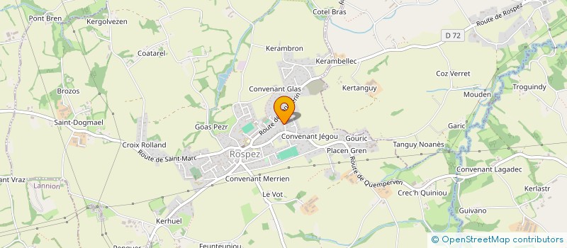 localisation de l'entreprise MONSIEUR GILLES LESIMPLE  ROSPEZ