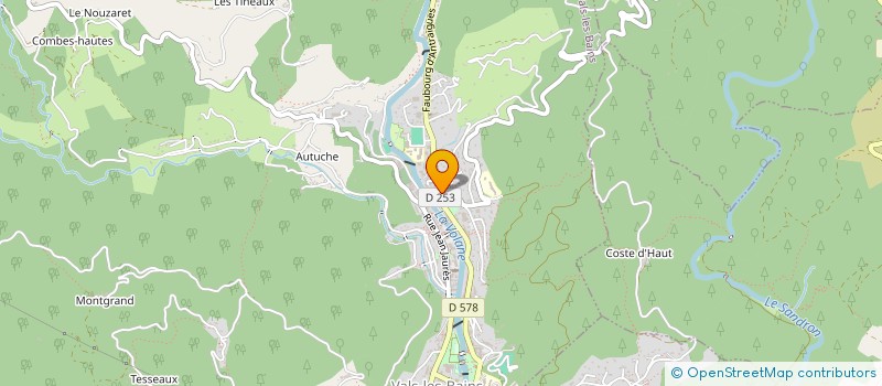 localisation de l'entreprise MONSIEUR GILLES LEVASSEUR à VALS-LES-BAINS