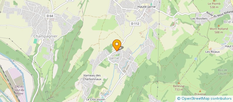 localisation de l'entreprise MONSIEUR GILLES LEVEQUE à JARRIE