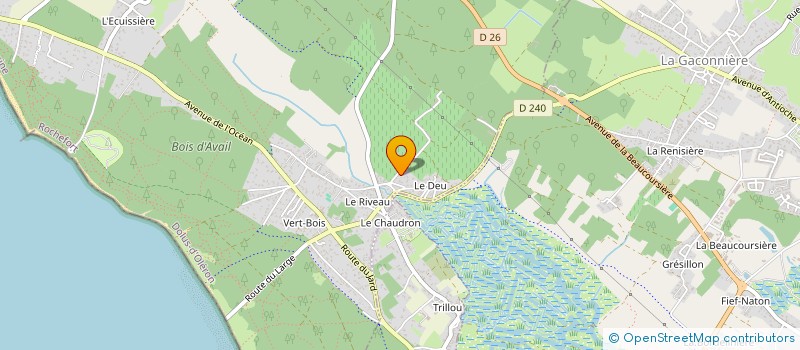 localisation de l'entreprise MONSIEUR GILLES LHERPINIERE  DOLUS-D OLERON