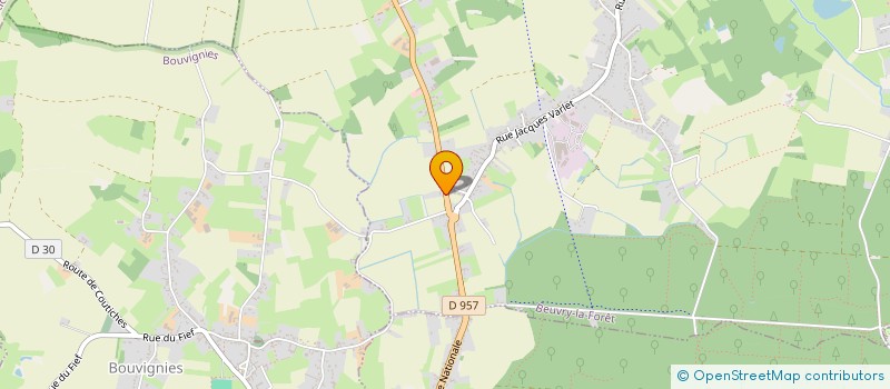 localisation de l'entreprise MONSIEUR GILLES LIBERT  BEUVRY-LA-FORET